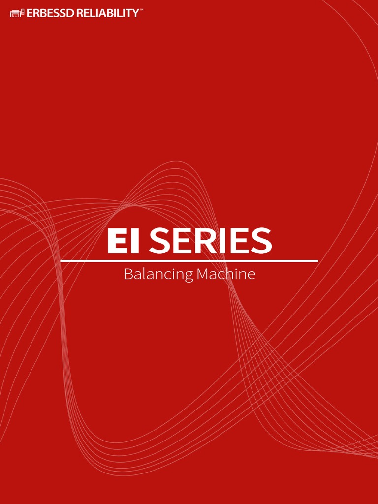 EI Series Balancing | PDF | Electric Motor | Bearing (Mechanical)