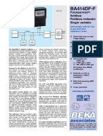 Crouse Hinds MTL Fieldbus Display BA414DF F Datasheet