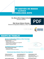 Sistema de Gestión de Riesgo Clínico - Metodología Amfe