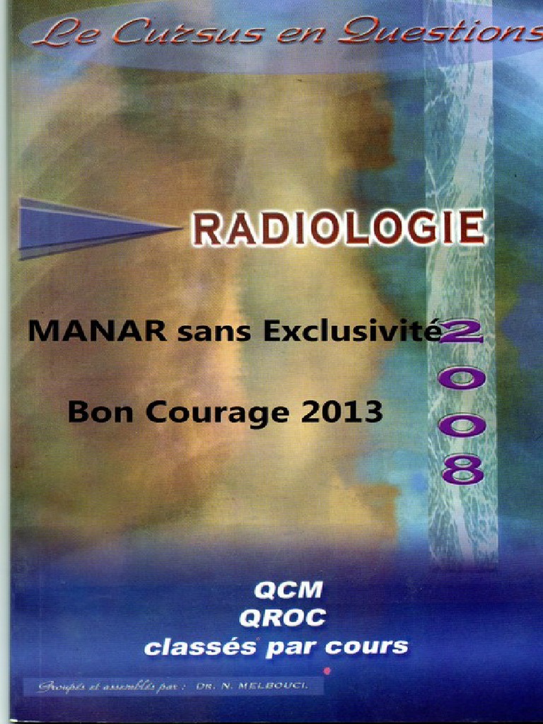 QCM Radiologie Melbouci PDF
