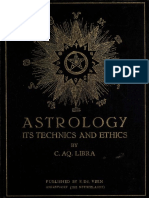 Astrology Its Technics and Ethics (1917)