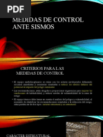 Acciones de Mitigación de Sismos