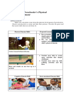 Development: MODULE 15 Preschooler's Physical