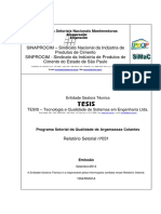 Relatório Setorial PBQP-H - Argamassa Colante
