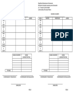 Horario en Cuarentena Docente