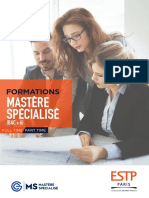 ESTP Paris_plaquette_7 Mastère Spécialisé_2020-2021
