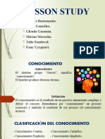 Conocimiento y Ciencia - Exposición