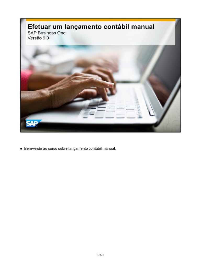 SAP B1 Lancto Contabil | PDF | Opção (finanças) | Contabilidade