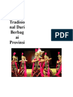 Fungsi Tari Tradisional Dari Berbagai Provinsi