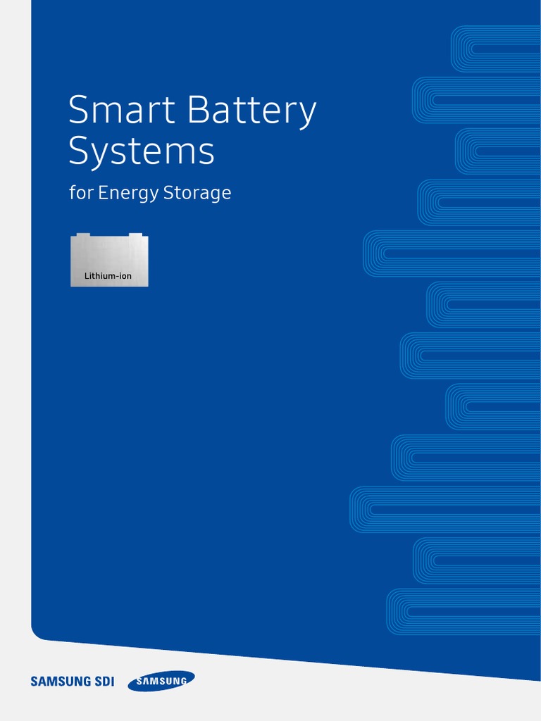 SamsungSDI ESS 201609EN | PDF | Battery Charger | Energy Storage