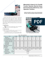 Mitsubishi's New 8-16 T Forklift Trucks Realize World-Class Environmental Efficiency and Operator Comfort