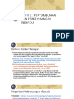 Topik 2 Pertumbuhan Dan Perkembangan Individu