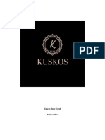 Kuscos Body Scrub Business Plan