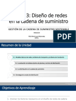 Unidad 3 Dise o de Redes de Cadena de Suministro PARTE I 1 PDF