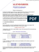 Calendário Judaico Permanente-Cajupe 01