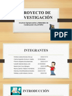 Proyecto de Investigación Presentación