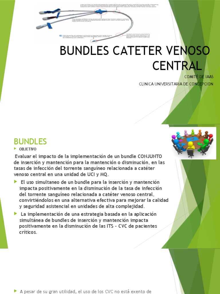Bundles para Catéter Venoso Central | PDF | Infección | Especialidades ...