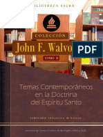 Temas Contemporáneos en La Doctrina Del Espíritu Santo - John F. Walvoord