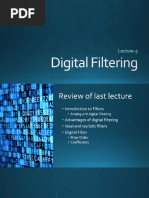 Lecture-5 (ABSP) - Recursive and Non-Recursive Digital Filters