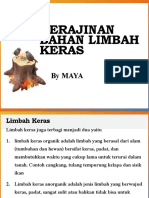 Kerajinan dari Limbah Keras