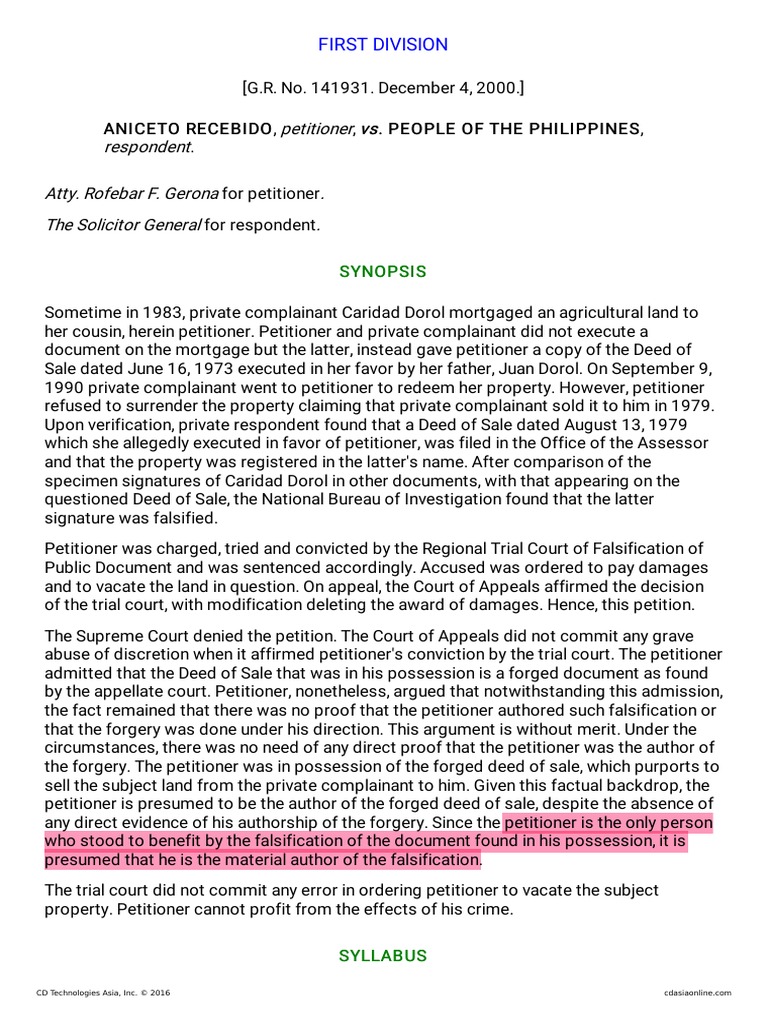 Petitioner Vs Vs Respondent Atty. Rofebar F. Gerona The Solicitor
