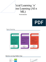 Artificial Learning N' Machine Learning (AI N ML) : The Introduction