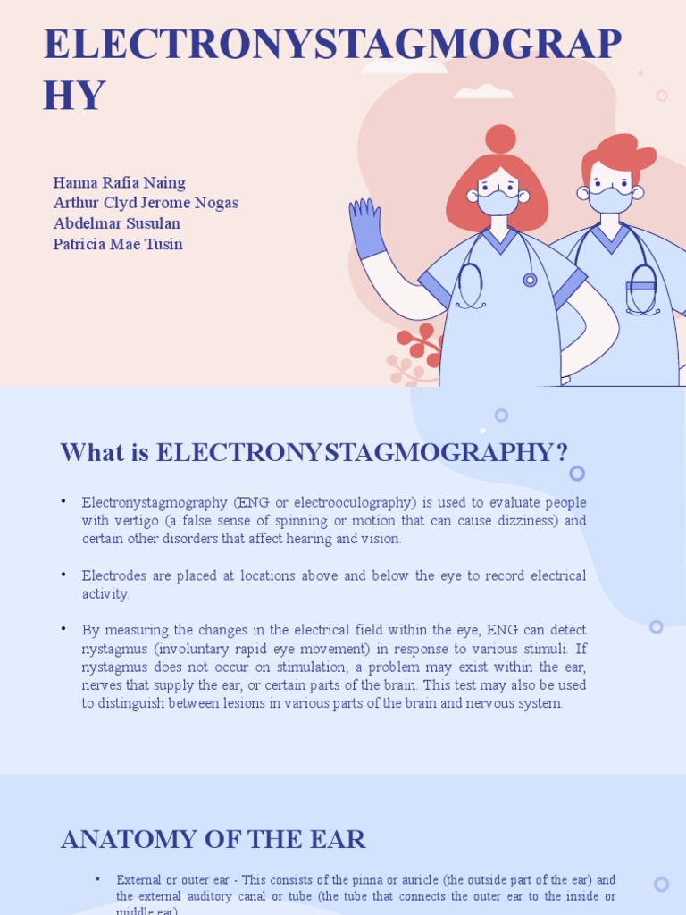 Understanding Electronystagmography Tests | PDF | Ear | Hearing