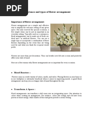 flower arrangement