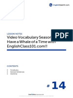 Video Vocabulary Season 2 S2 #14 Have A Whale of A Time With