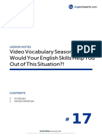 Video Vocabulary Season 2 S2 #17 Would Your English Skills Help You Out of This Situation?!