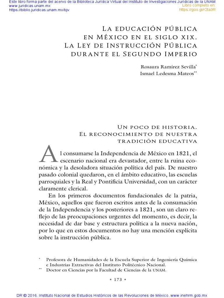 Historia de La Educación en México Contemporáneo | PDF | México | Escuelas
