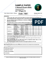 Ftre 2020 c Vii (Paper 2) Pcm Sample Paper