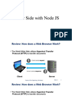 Server Side With Node JS