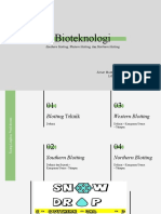 BIOTEKNOLOGI - KELOMPOK 1 - 7C - Southern, Western, DAN Northern Blotting