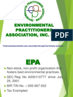 Environmental Practitioners Association, Inc. (Epa)