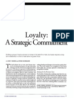 Loyalty: A Strategic Commitment