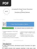 IAS 21: Accounting Foreign Currency Transaction & Financial Statement Translation