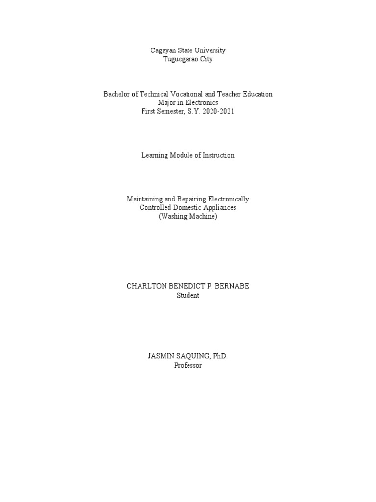 Assignment 3 (Writing Module of Instruction Along Qualifications) PDF