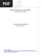 Movimento Relativo - Intermediário (SEI)