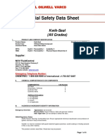 Material Safety Data Sheet: Kwik-Seal (All Grades)