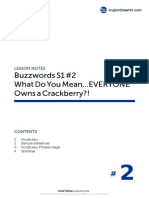 Buzzwords S1 #2 What Do You Mean Everyone Owns A Crackberry?!