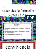 Materiales de Formación Cívica y Ética