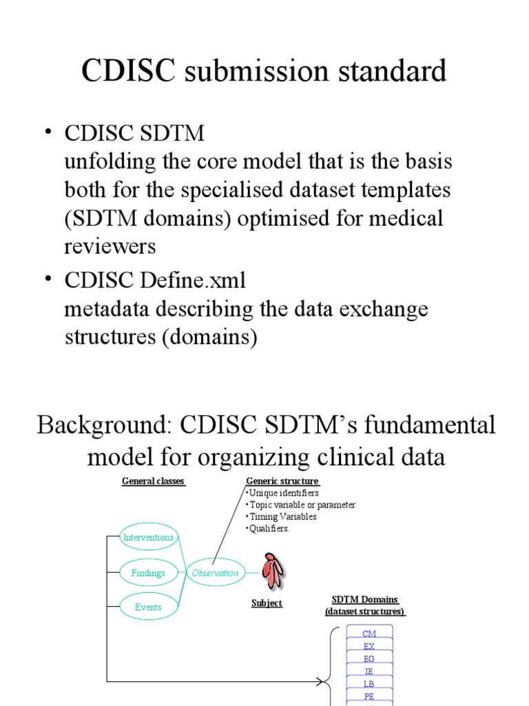 CDISC SDTM: Optimizing Clinical Data | PDF | Information Science | Data