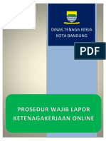 Prosedur Wajib Lapor Ketenagakerjaan Online