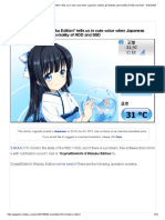 CrystalDiskInfo 5 Shizuku Edition - Tells Us in Cute Voice When Japanese Clothes Girl Detects Abnormality of HDD and SSD - GIGAZINE