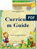 Curriculu M Guide: Candiis Elementary School
