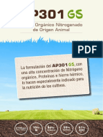 Abono orgánico nitrogenado AP301 GS