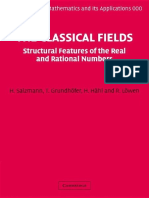 (Encyclopedia of Mathematics and Its Applications) H. Salzmann, T. Grundhöfer, H. Hähl, R. Löwen - The Classical Fields_ Structural Features of the Real and Rational Numbers (Encyclopedia of Mathemati