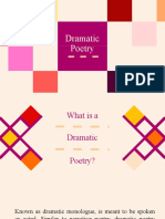 Dramatic Poetry vs Narrative Poetry - What's the Difference