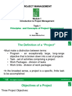 M1Topic1 Principles and Concepts of Project Management NEW